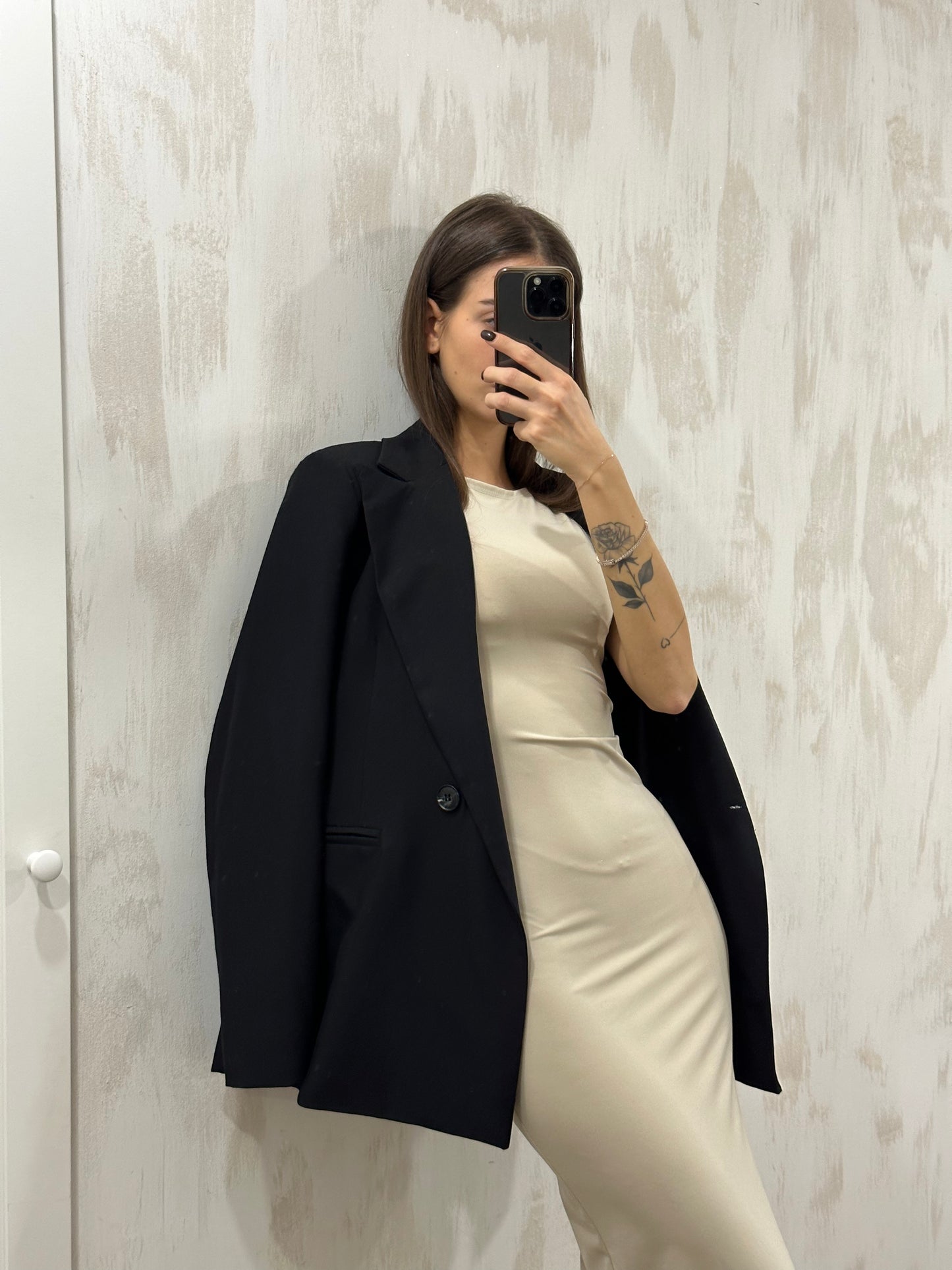 Giacca oversize nera