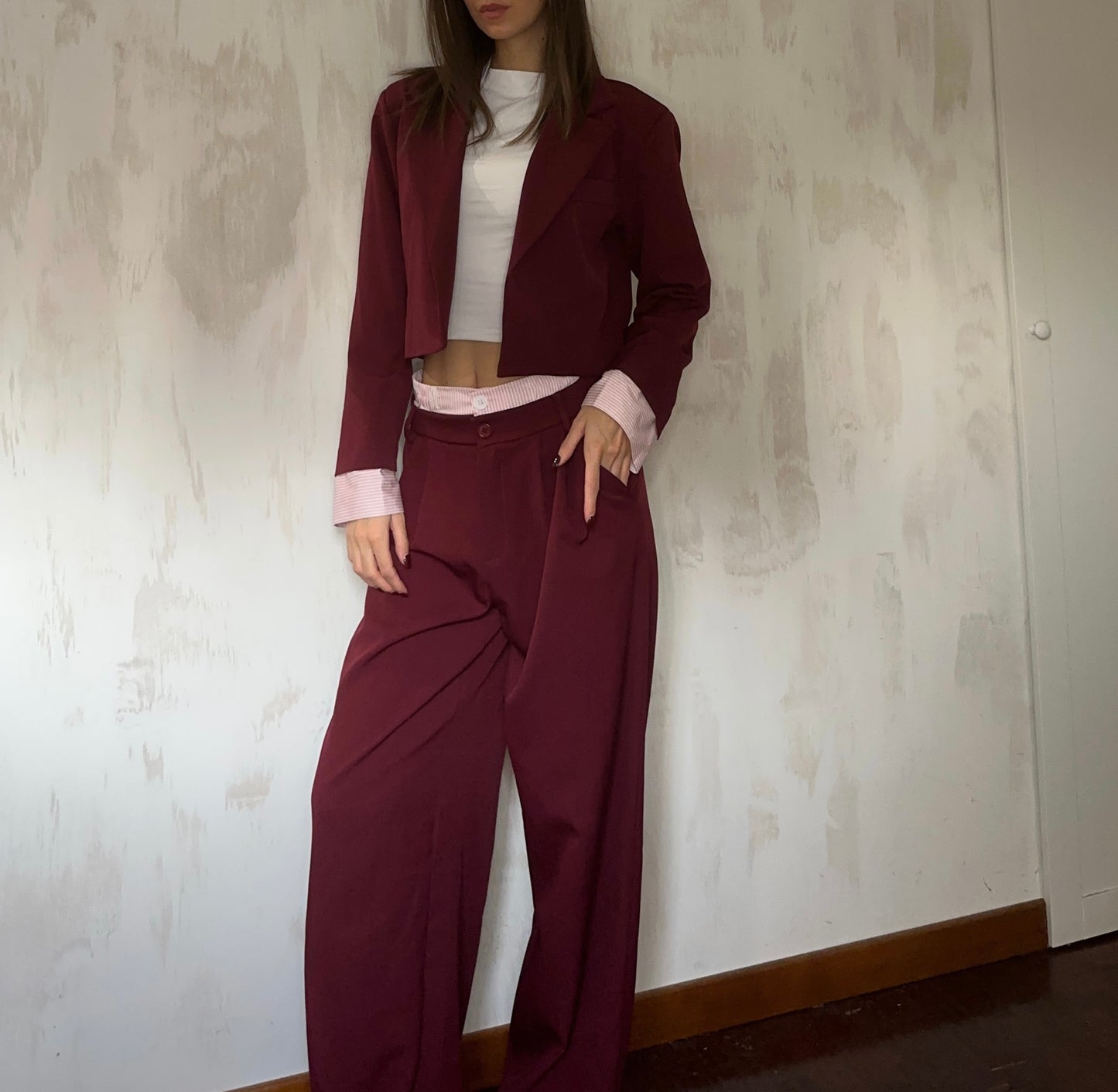 Tailleur Bordeaux