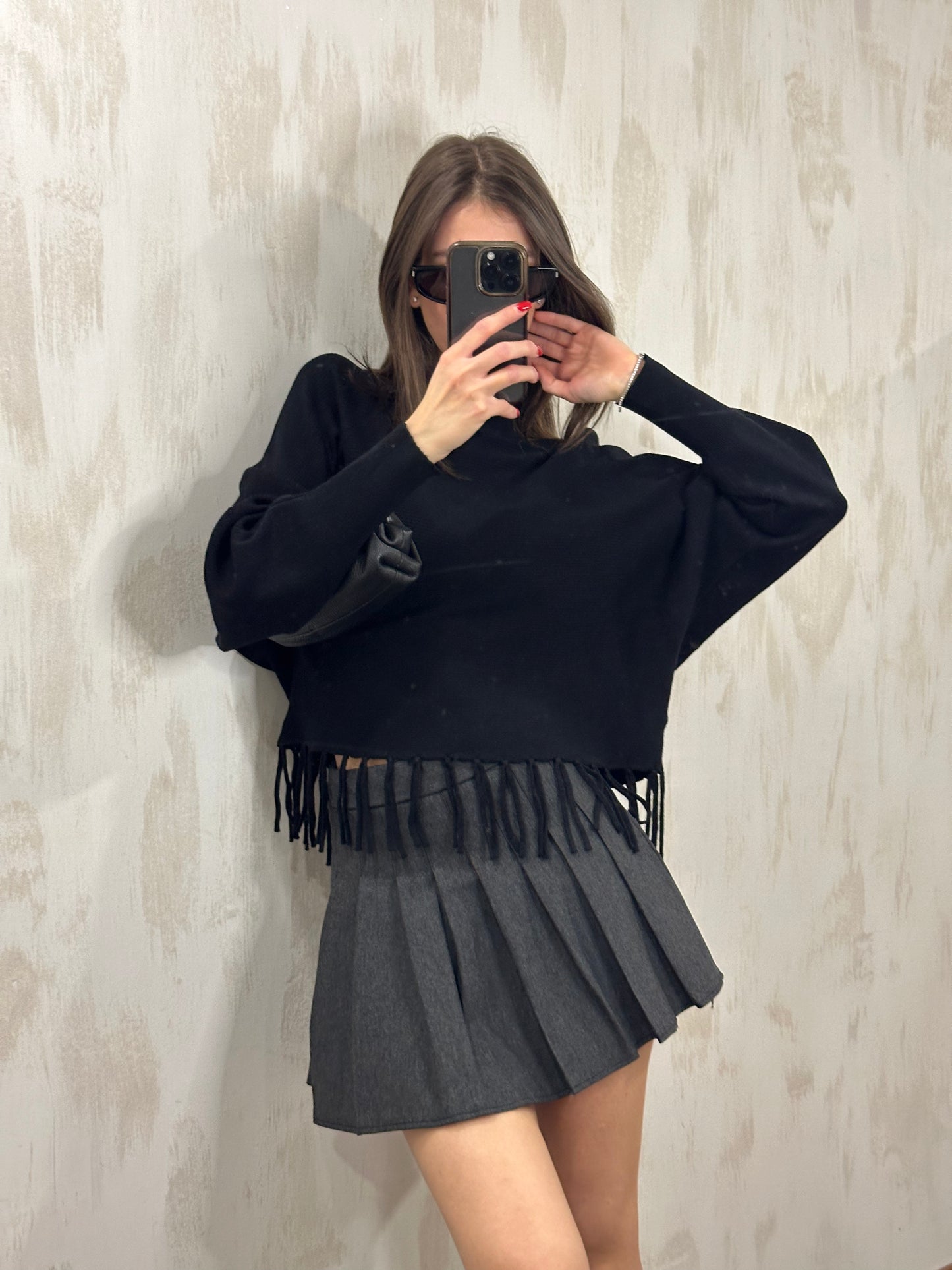 Maglione frange