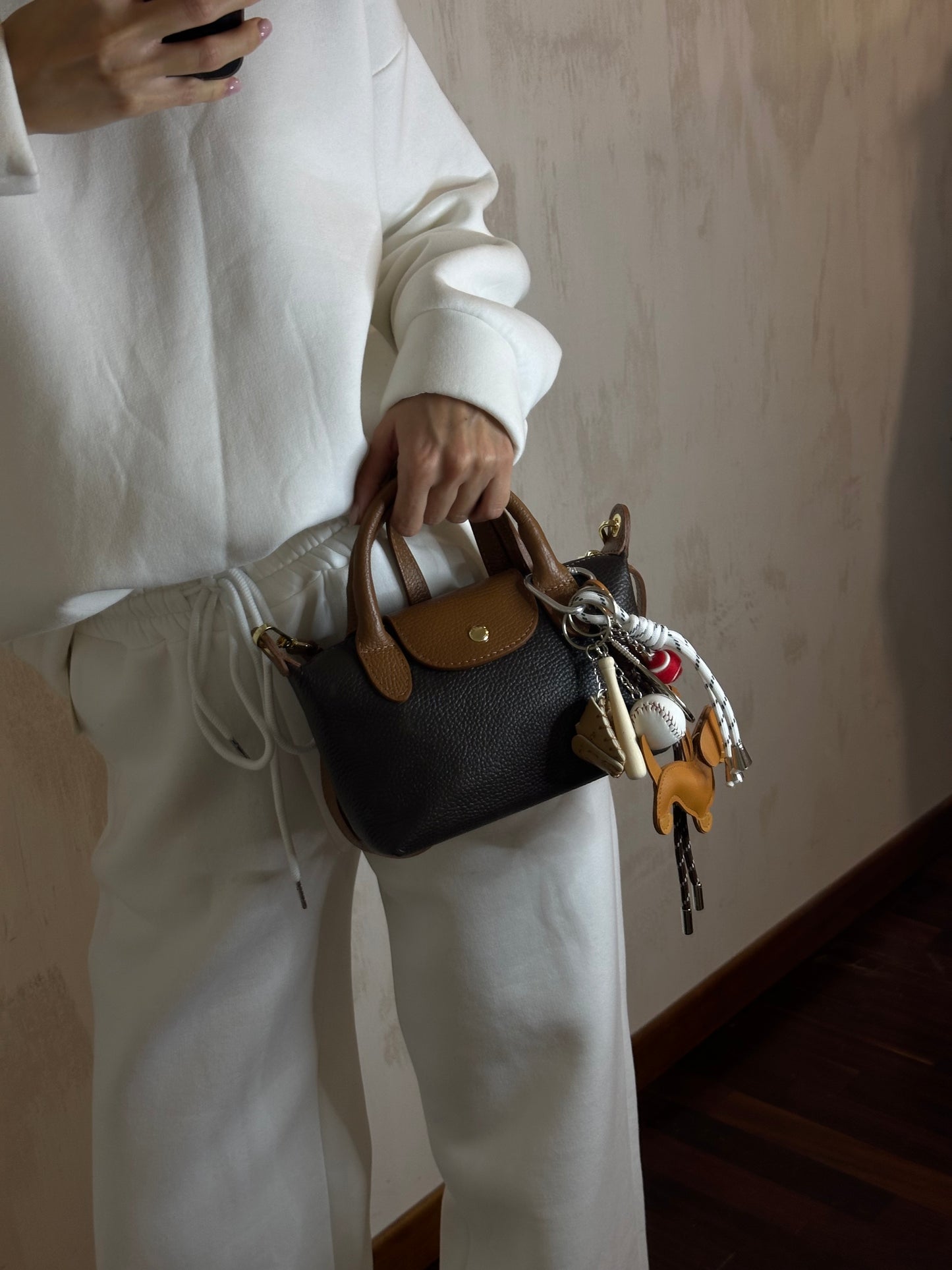 Borsa marrone Laila in pelle