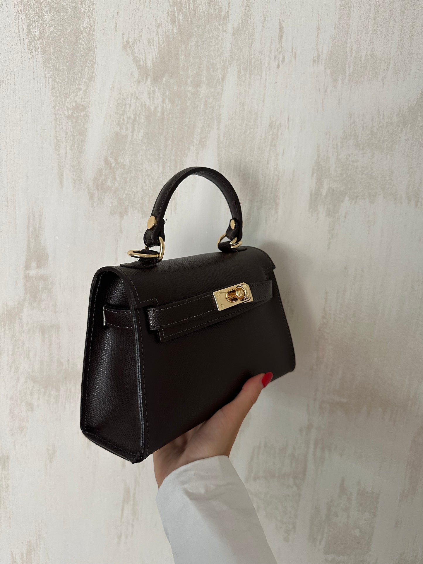 Borsa in pelle Kelly