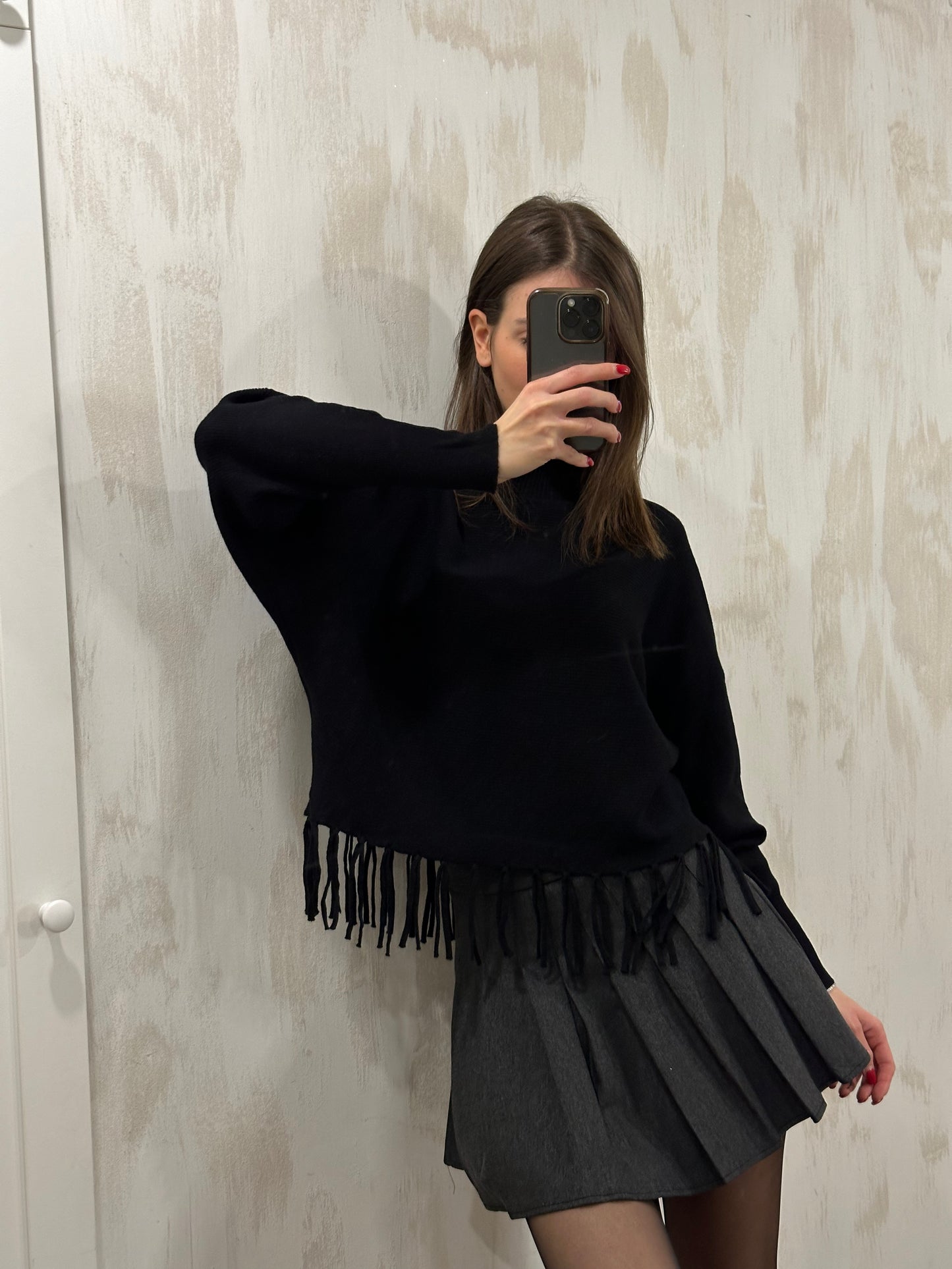 Maglione frange