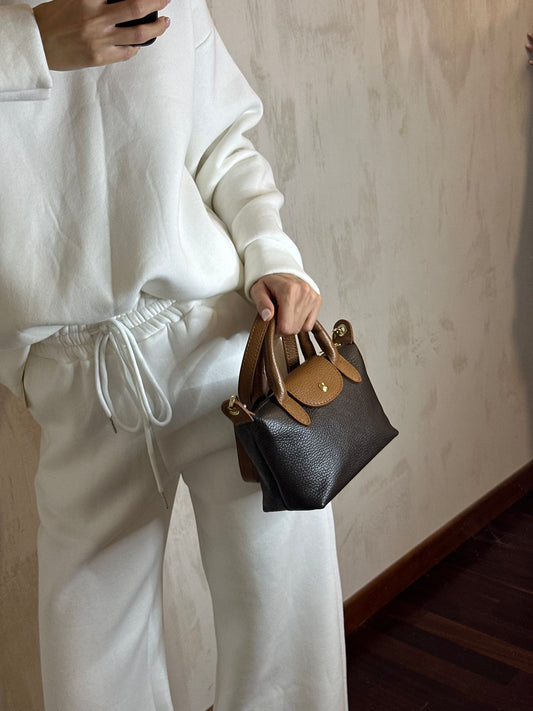 Borsa marrone Laila in pelle