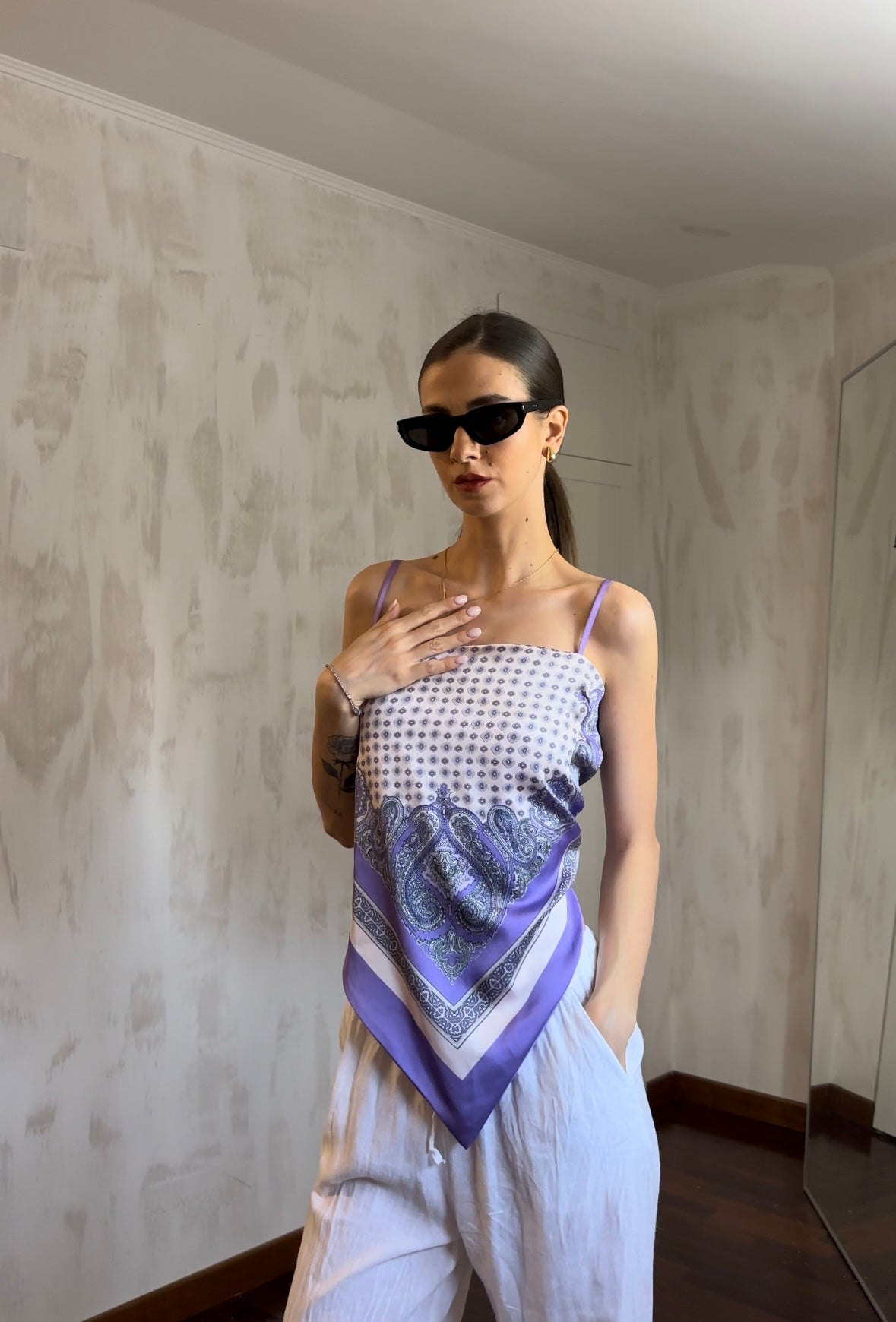 Top foulard Ischia