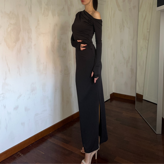 Tubino marrone Delia