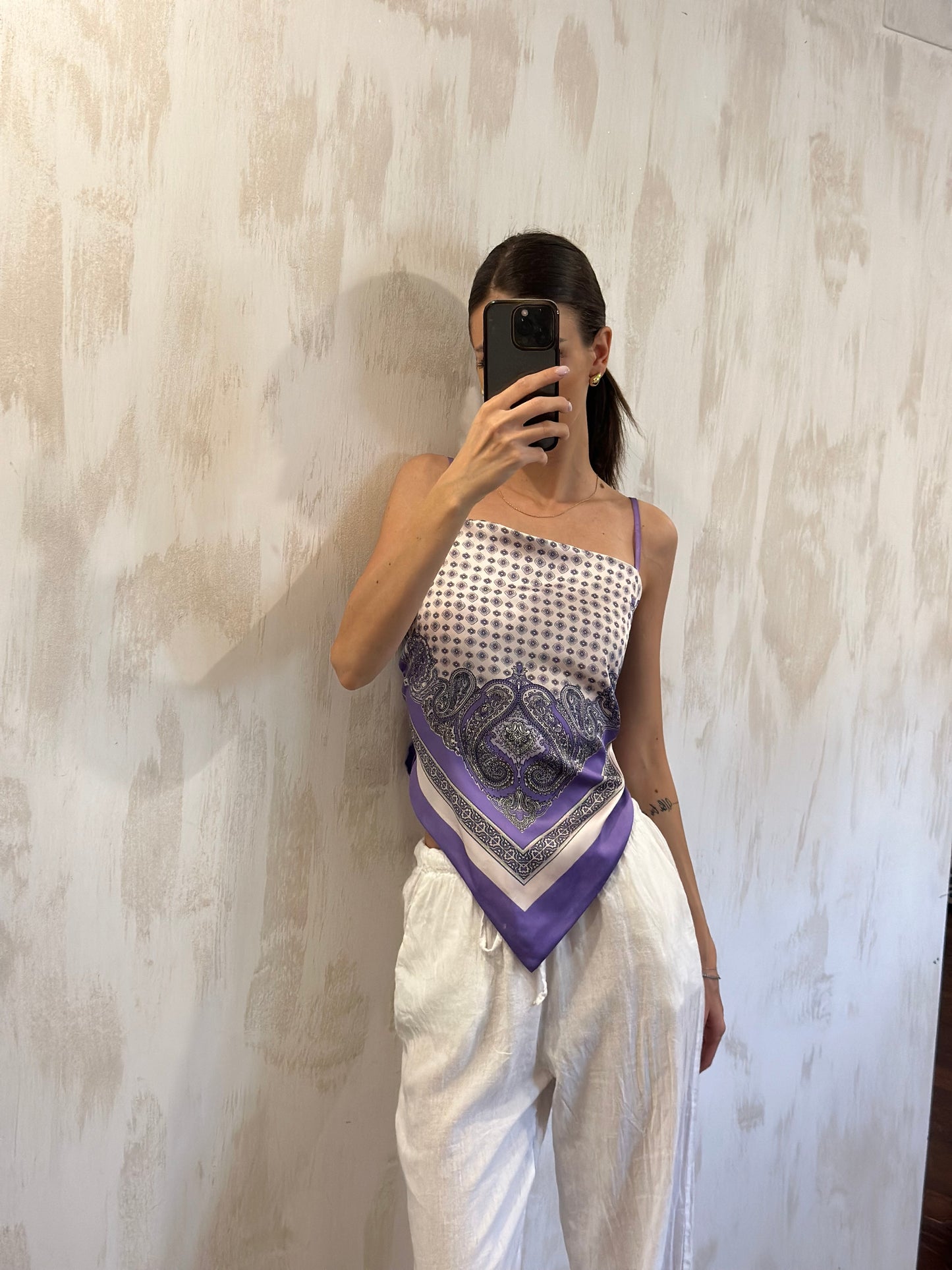 Top foulard Ischia