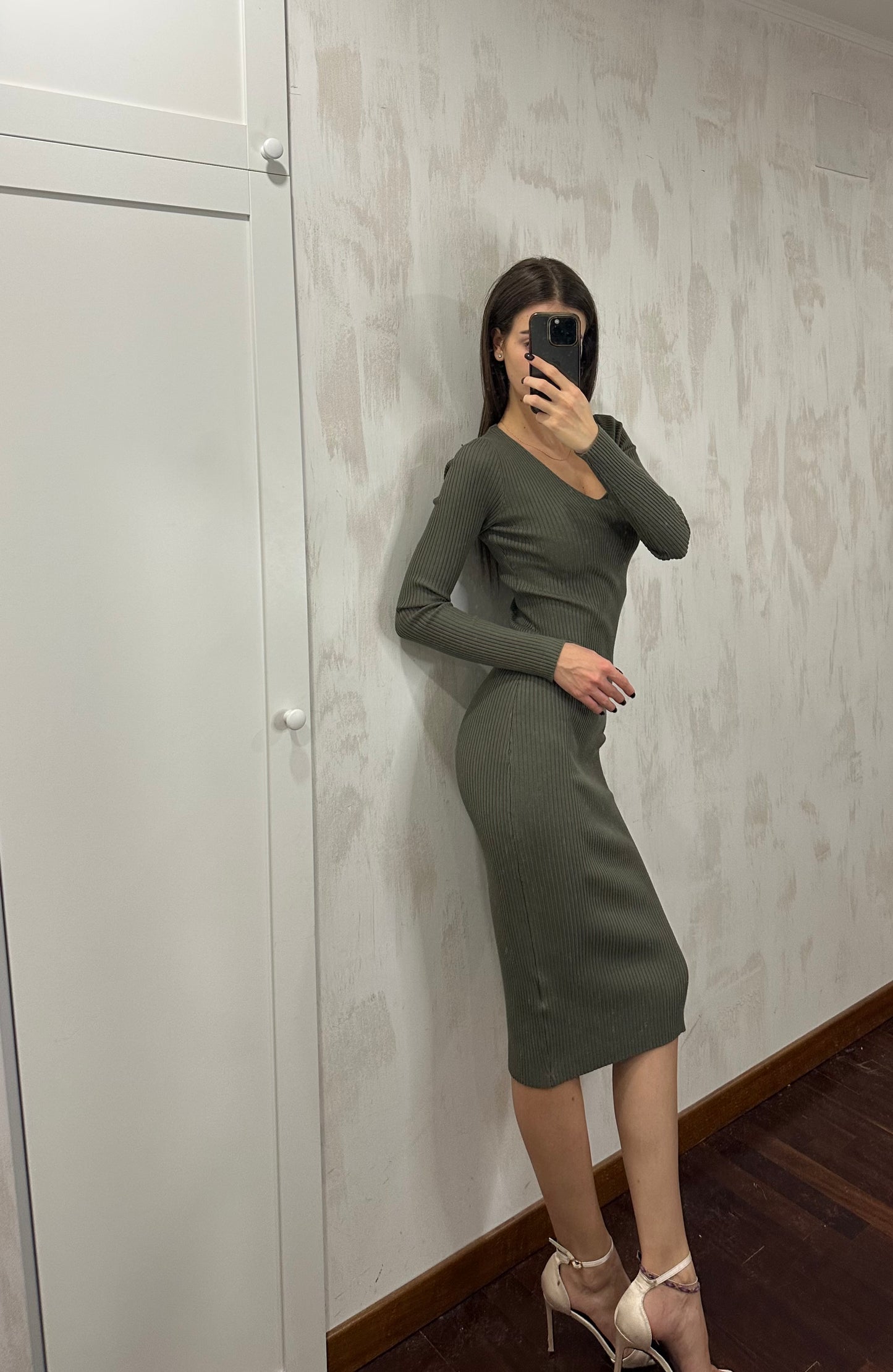 Tubino verde costine