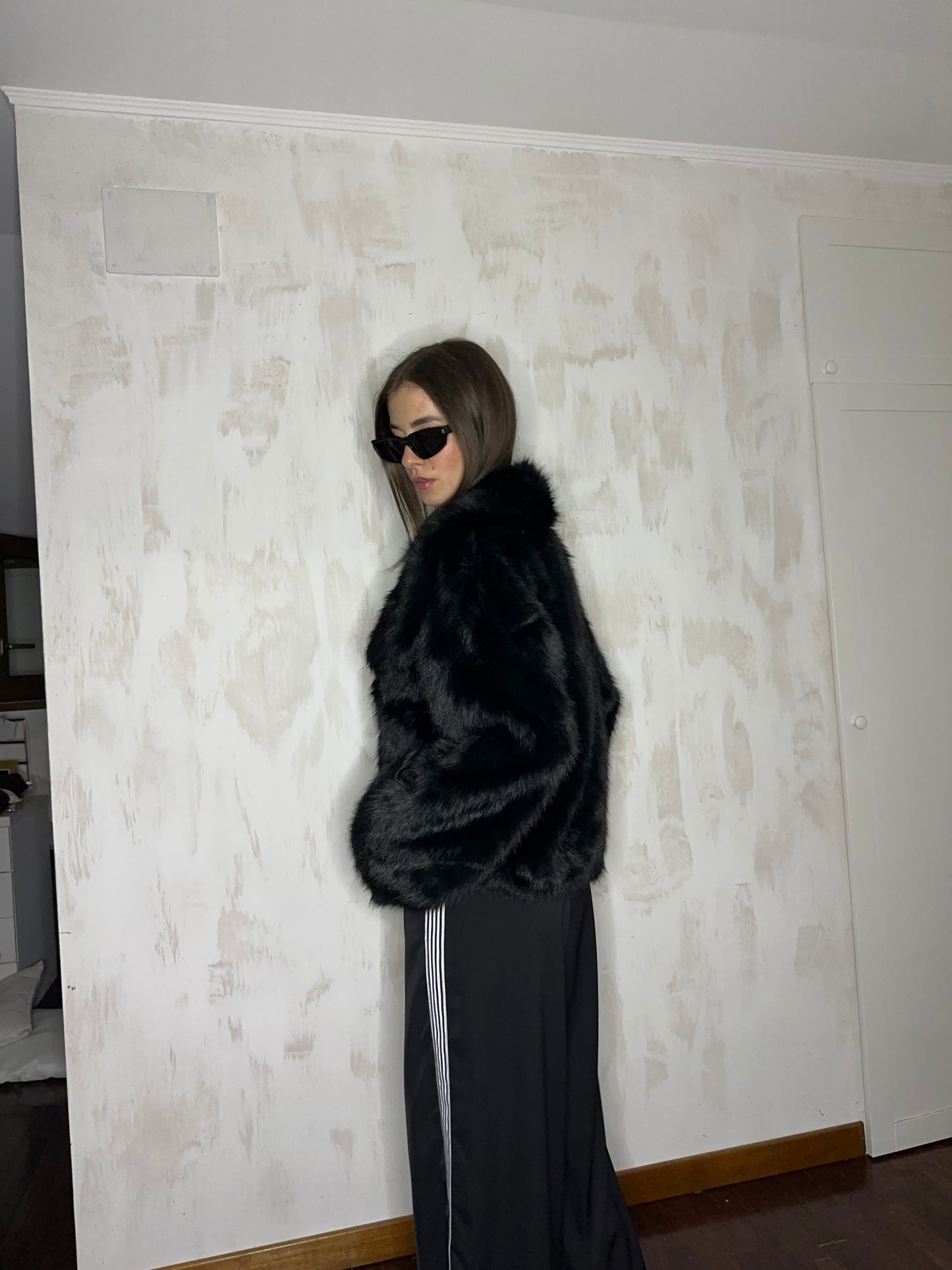Eco-pelliccia noir