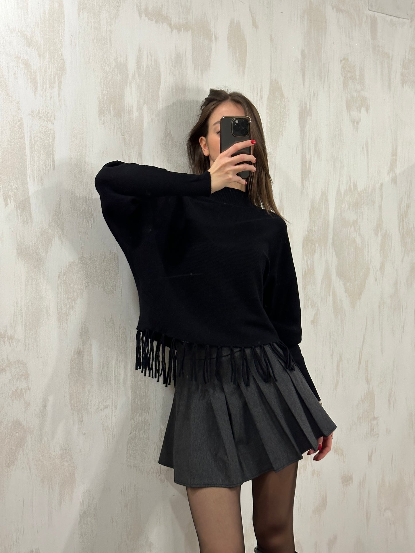 Maglione frange