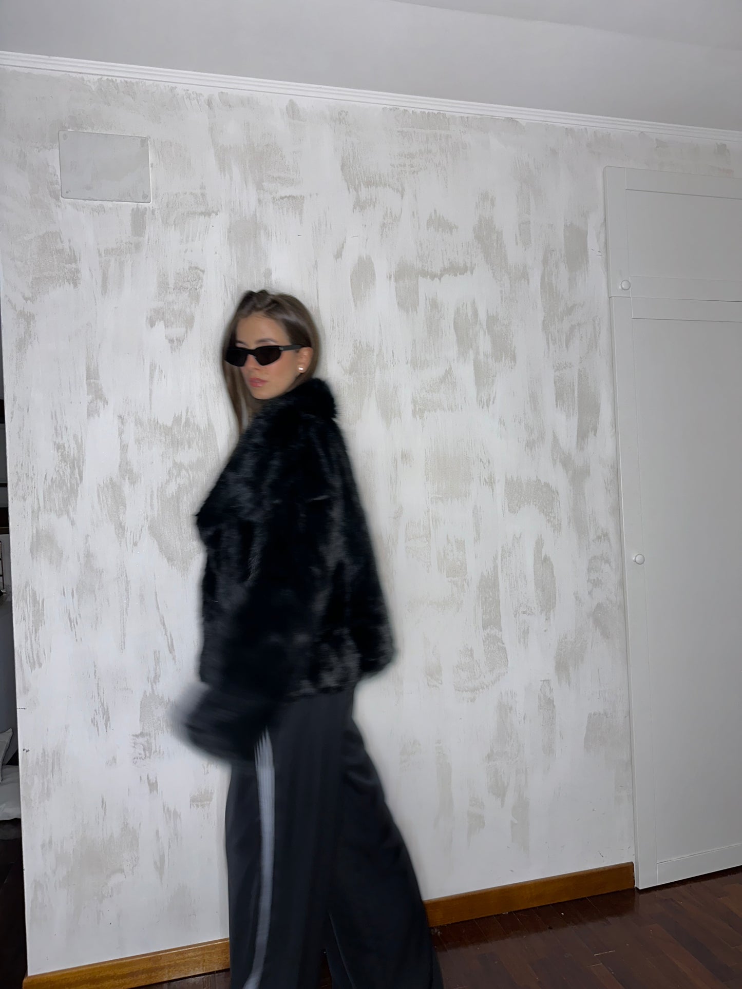 Eco-pelliccia noir