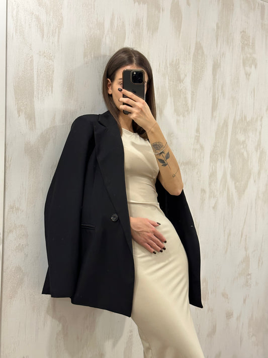 Giacca oversize nera