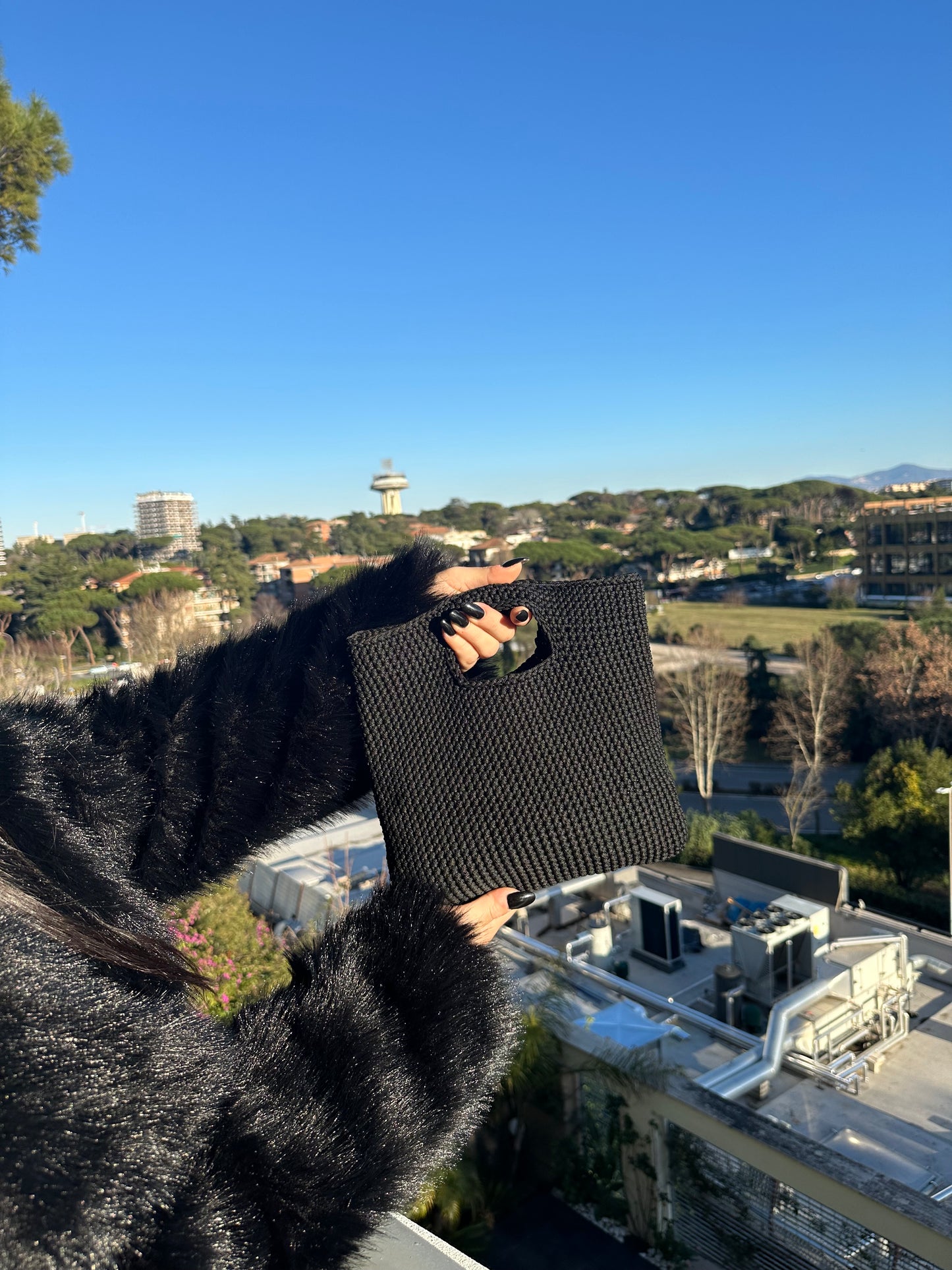 Bag secchiello nera